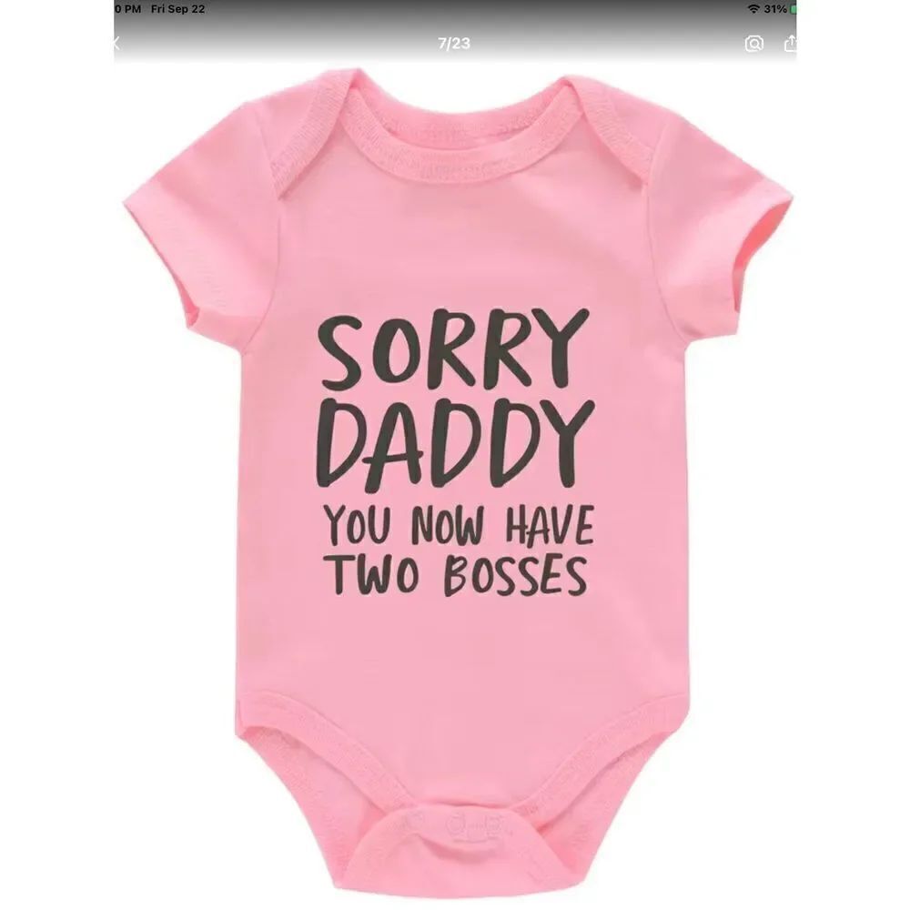 Baby Funny Print Romper 3/6 M